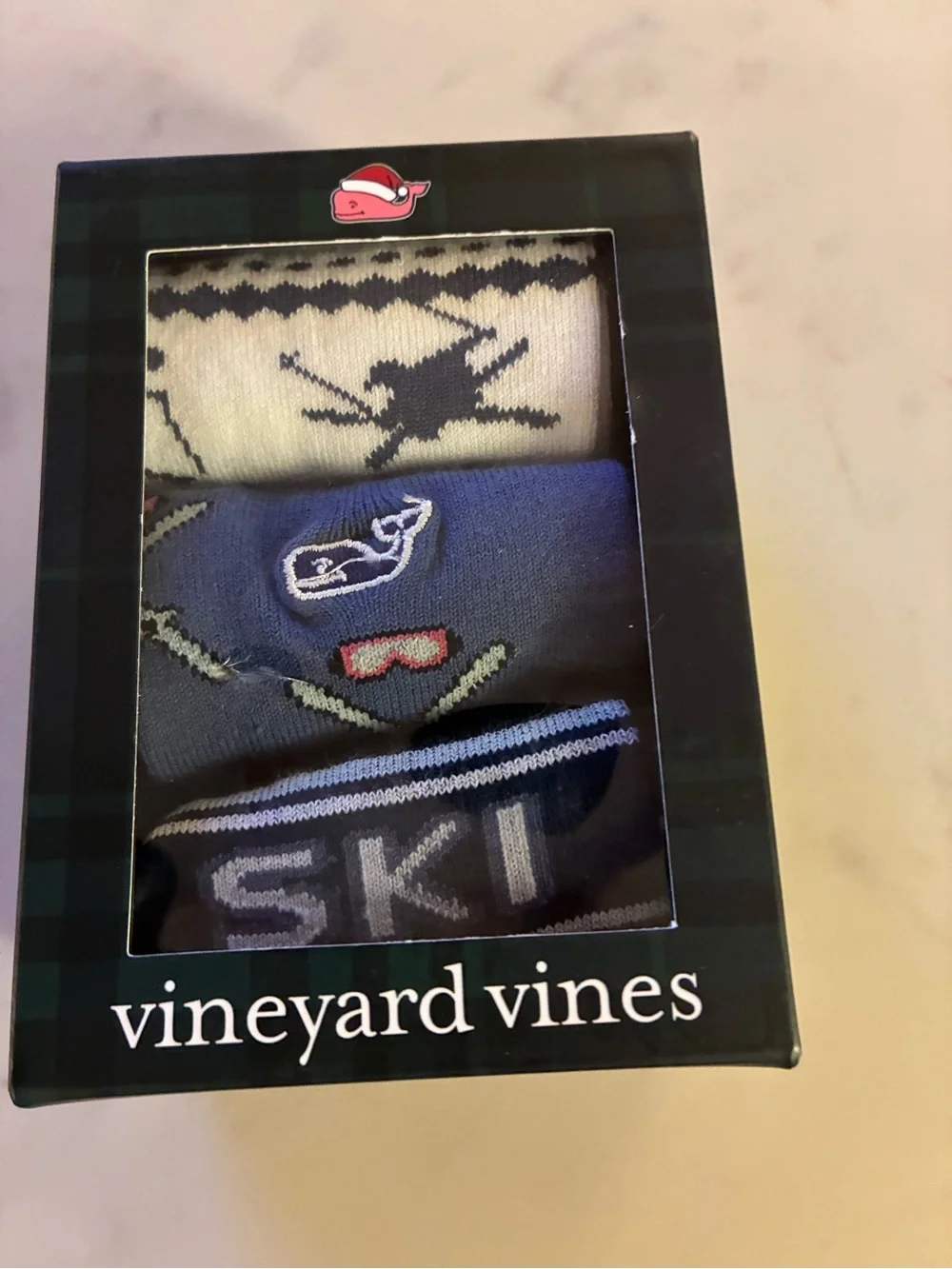 NWT VINEYARD VINES 3 Pack Socks - Winter Design One Size